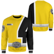 3D Yellow Power Rangers S.P.D. Custom Sweatshirt