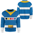 3D Blue Power Rangers In Space Custom Sweatshirt
