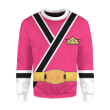 3D Power Rangers Samurai Pink Ranger Custom Sweatshirt