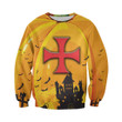 3D All Over Printed Knight Templar_ Halloween Shirts and Shorts