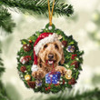 Goldendoodle and Christmas gift for her gift for him gift for Goldendoodle lover ornament