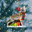 Wolf Light Christmas Shape Ornament P303 PANORPG0015