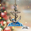 Personalized Anchor Christmas Ornament