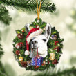 Llama and Christmas gift for her gift for him gift for Llama lover ornament