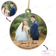 Personalized First Christmas Married Custom Ornament