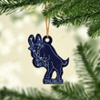 Love Zodiac Taurus Christmas Mica Ornament