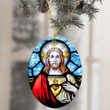 Love Jesus Ceramic Ornament