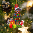 Rottweiler Light Christmas Shape Ornament