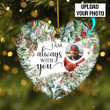 Personalized Image I Am Always With You Cardinal Christmas Ornament