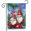 Winter Gnomes Christmas Garden Decor Flag | Denier Polyester | Weather Resistant | GF1204