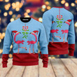 Pink Flamingos Christmas Funky Pattern Ugly Christmas Sweater 3D Printed Best Gift For Xmas UH2205