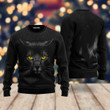 Black Cat Ugly Christmas Sweater 3D Printed Best Gift For Xmas UH2225