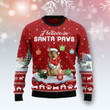 Collie I Believe In Santa Paws Ugly Christmas Sweater 3D Printed Best Gift For Xmas Adult | US5780