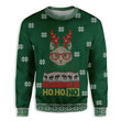 Ho Ho No Cat Christmas Ugly Christmas Sweater 3D Printed Best Gift For Xmas Adult | US5464