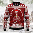 Christmas Skull Ugly Christmas Sweater 3D Printed Best Gift For Xmas Adult | US6048