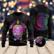 Turtle Purple Mandala Ugly Christmas Sweater 3D Printed Best Gift For Xmas Adult | US4343