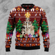 Australian Shepherd Pine Tree Ugly Christmas Sweater 3D Printed Best Gift For Xmas Adult | US5296