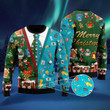 Lineman Ugly Christmas On Christmas Holiday Ugly Christmas Sweater 3D Printed Best Gift For Xmas Adult | UH1121