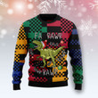 T Rex Rawr Rawr Rawr Ugly Christmas Sweater 3D Printed Best Gift For Xmas Adult | US4394