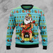 Santa and Ukulele Christmas Ugly Christmas Sweater 3D Printed Best Gift For Xmas Adult | US5384