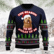 The Season To Be Jolly Goldendoodle Ugly Christmas Sweater 3D Printed Best Gift For Xmas Adult | US6066