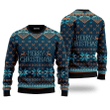 Merry Christmas Scandinavian Style Pattern Ugly Christmas Sweater 3D Printed Best Gift For Xmas UH2181