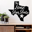 Lone Star State Texas Laser Cut Metal Signs | MS1158