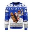 Jesus Skateboarding Christmas Ugly Christmas Sweater 3D Printed Best Gift For Xmas US3412