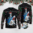 Shark Boston Terrier Ugly Christmas Sweater 3D Printed Best Gift For Xmas US3135