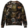 Cat Steampunk Art It's All About Magic - Sweater - Ugly Christmas Sweaters