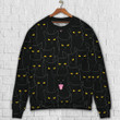 Black Cat Lovely Looking At You - Sweater - Ugly Christmas Sweaters