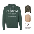 Unisex Lightweight Hooded Sweatshirt - Your Design Here - Custom Hooded Sweatshirt - Custom Hooded Sweatshirt Customizable Personalized