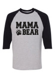 Mama Bear Straight Fit raglan shirt