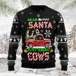Dear Santa Just Bring Cow Ugly Christmas Sweater 3D Printed Best Gift For Xmas Adult | US5910