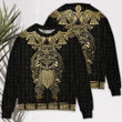 Viking Warrior The Raven Yellow Of Odin - Sweater - Ugly Christmas Sweaters