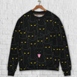 Black Cat Lovely Looking At You - Sweater - Ugly Christmas Sweaters