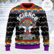 Merry Christmas Science LGBT Ugly Christmas Sweater