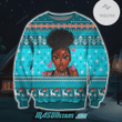 Black Girl 3D Print Knitting Pattern Ugly Christmas Sweater