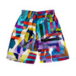 Color Abstract Art Premium Brushed Shorts