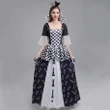 Umorden Chess Queen Costume for Women Halloween Party Fancy Dress Chess Piece Print