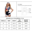 NEW Sailor Suit Pin-Up Girl Costume Classic Naval Top Shorts Clubwear Roleplay Cosplay Carnival Halloween Party Fancy Dress
