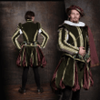 Cosplaydiy Mens Tudor Renaissance Medieval Tudor Elizabethan Cosplay Costume Adult Mens Tudor Outfit L320