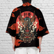 Japanese Dragon Head Kimono Shirt 09794