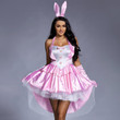 Sexy Bunny Pink Uniform Suit Maid Outfit Girl Women Halloween Carnival Evening Party Cosplay Waiter Servant Butler Costume suit