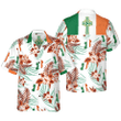 Irish Celtic Cross Shamrock Ireland Proud Hawaiian Shirt