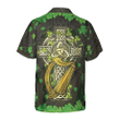The Celtic Cross Harp Irish Skull Leprechaun Hawaiian Shirt