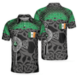Irish St Patrick Day Polo Shirt, Best Saint Patricks Themed Shirt, Cool Gift Idea For Irish Friends