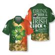 Irish Luck On St. Patrick's Day Hawaiian Shirt, St. Patricks Day Shirt, Cool St Patrick's Day Gift