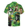 Cats Saint Patrick's Day Hawaiian Shirt, St. Patricks Day Shirt, Cool St Patrick's Day Gift