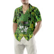 Irish Skull Saint Patricks Hawaiian Shirt, St. Patricks Day Shirt, Cool St Patrick's Day Gift